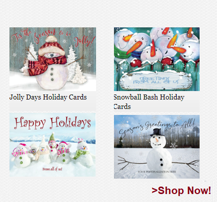 Snowman Holiday Cards